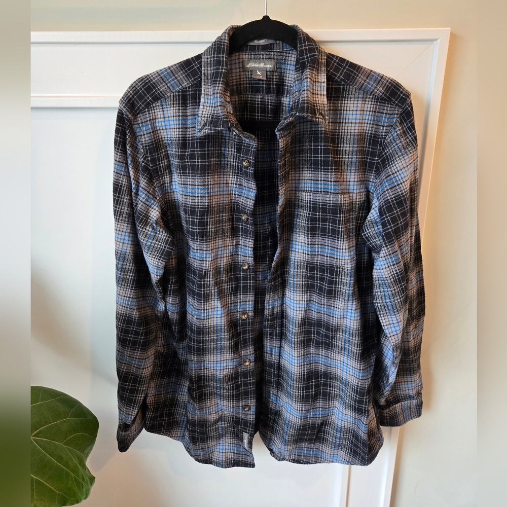 Eddie Bauer Men's Flannel Shirts 2 Bundle #165